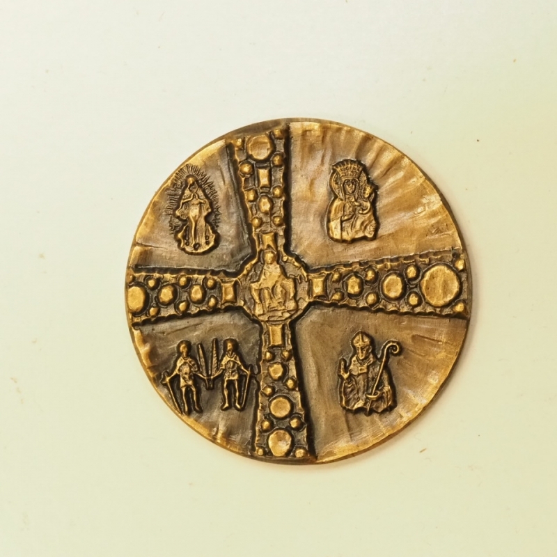 reverse: Medaglia - Giovanni Paolo II BRIXIA FIDELIS AD PETRI 34.2 GRAMMI E 40 MM DI DIAMETRO
