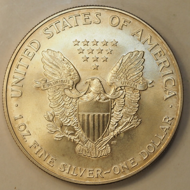 reverse: Dollaro USA 2000 Oncia Argento Liberty Eagle 1 oz. silver Coin
