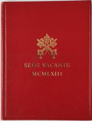 obverse: Vaticano. Sede Vacante 1963. 500 lire. Ag. 
