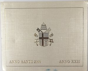 obverse: Vaticano. Giovanni Paolo II. 1978-2005. Serie divisionale 2000. Anno XXII. 