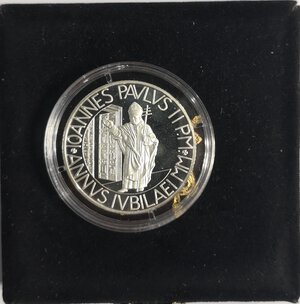 obverse: Vaticano. Giovanni Paolo II. 1978-2005. 2.000 Lire 2000. Anno Santo del 2000. Ag. 