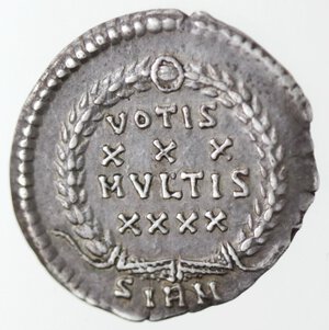 reverse: Monetazione Classica. Impero Romano. Costanzo II. 337-361. Siliqua. Ag. Sirmium.
