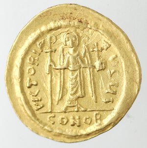 reverse: Monetazione Classica. Impero Bizantino. Focas. 602-610 d.C. Solido. Au.