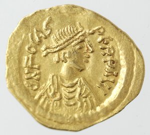 obverse: Impero Bizantino. Focas. 602-610 d.C. Tremisse. Au.