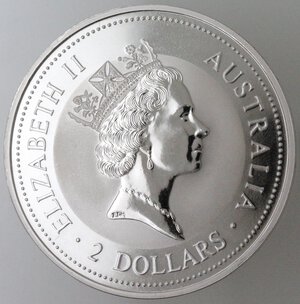 obverse: Australia. Elisabetta II. dal 1952. 2 dollari 1994. Ag 999.