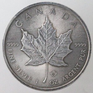 reverse: Canada. Elisabetta II Regnante. 5 Dollari 2014. Ag.