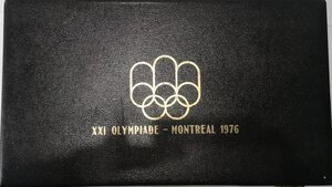 obverse: Canada. Cofanetto con 10 e 5 Dollari. Olimpiadi Montreal 1976. Ag 925.