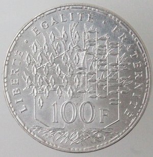 reverse: Francia. 100 Franchi 1984. Ag.