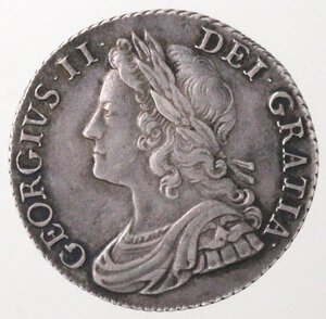 obverse: Gran Bretagna. George II. 1727-1760. Shilling 1741. Ag. 