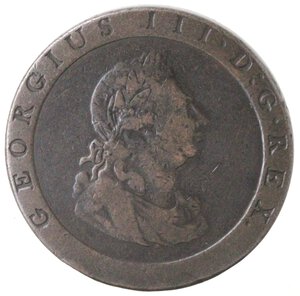 obverse: Gran Bretagna. Giorgio III. 1760-1820. Penny 1797. Ae. 