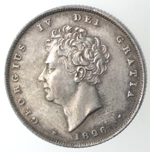 obverse: Gran Bretagna. Giorgio IV. 1820-1830. Shilling 1820. Ag. 