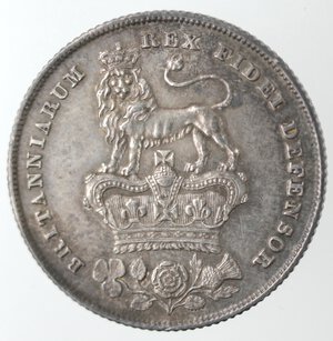 reverse: Gran Bretagna. Giorgio IV. 1820-1830. Shilling 1820. Ag. 