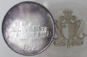 reverse: Malta. 2 Lire Maltesi 1972. Ag 987.