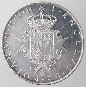 obverse: Malta. 9 Tarì 1967. Ag. 900. 