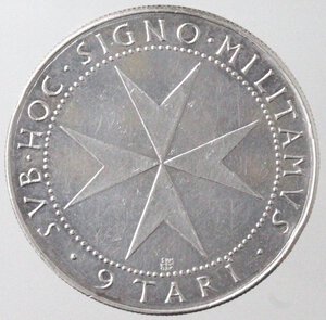 reverse: Malta. 9 Tarì 1967. Ag. 900. 
