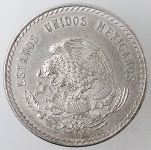 obverse: Messico. 5 Pesos 1948. Ag. 