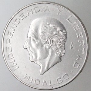 obverse: Messico. 5 Pesos 1956. Ag 900. 
