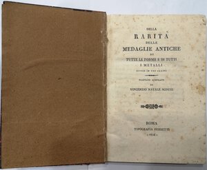 obverse: Libri. Bollettino del Circolo Numismatico Napoletano. Anno XVII-XVIII. Luglio-dicembre 1939.