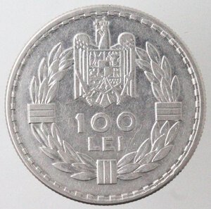 reverse: Romania. Carol II. 1930-1940. 100 lei 1932. Ag. 