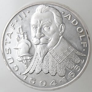 reverse: Svezia. 20 Ecu 1998. Adolf Gustav II. Ag 925. 