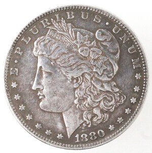obverse: USA. Dollaro Morgan 1880 Philadelphia. Ag. 