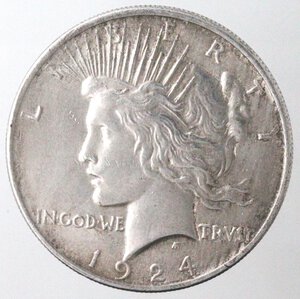 obverse: USA. Dollaro 1924 Peace. Philadelfia. Ag. 