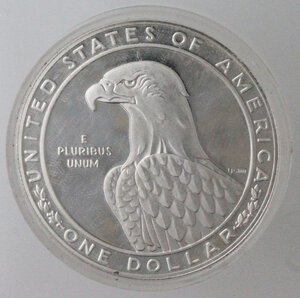 obverse: USA. Dollaro 1983. XXIII Olimpiade di Los Angeles. Ag. 