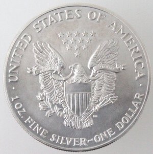 obverse: USA. Dollaro 1990. Oncia. Ag. 