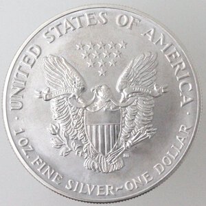 obverse: USA. Dollaro 1991. Oncia. Ag. 