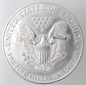 obverse: USA. Dollaro 1996. Oncia. Ag. 