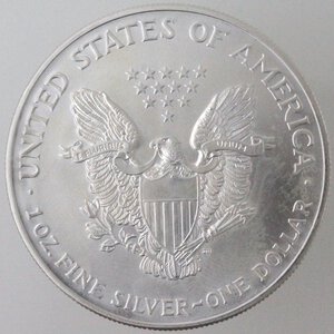 obverse: USA. Dollaro 2002. Oncia. Ag. 