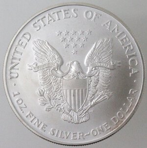 obverse: USA. Dollaro 2003. Oncia. Ag. 