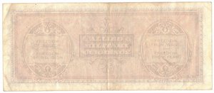 reverse: Banconote. Occupazione Americana. 100 Am lire 1943. Bilingue. 