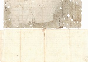 reverse: Scripofilia. Napoli. Lettera di cambio Lotto di due pezzi. 1810-1868.