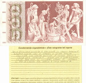 reverse: Banconote. Estere. Svizzera. 500 Franchi. 28 marzo 1963. 