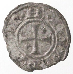 reverse: Brindisi. Enrico VI e Costanza d Altavilla. 1194-1197. Denaro. Mi. 
