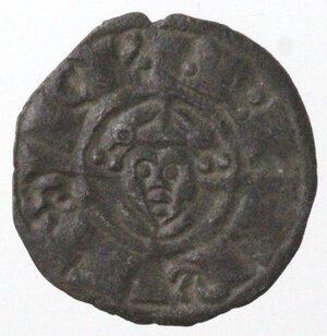 obverse: Brindisi. Federico II. 1197-1250. Denaro del 1239. MI. 