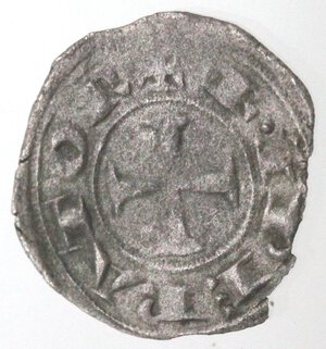 reverse: Messina. Federico II. 1197-1250. Denaro del 1221. Mi. 