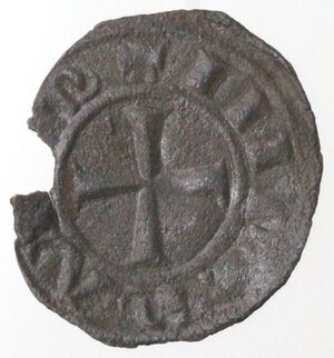 obverse: Messina. Federico II. 1197-1250. Mezzo Denaro Imperiale, con Aquila testa a sinistra. MI. 