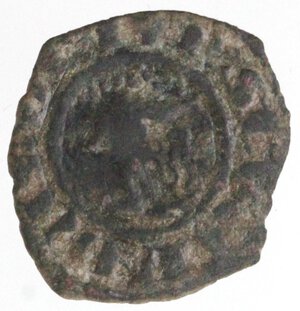 obverse: Messina. Pietro II d Aragona. 1337-1342. Denaro. MI. 