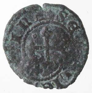 reverse: Messina. Maria di Sicilia. 1377-1392. Denaro. MI. 