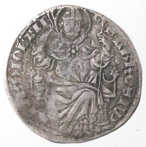 reverse: Milano. Gian Galeazzo Visconti. 1378-1402. Pegione o Grosso da 1/2 Soldi. Ag. 