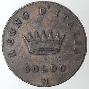reverse: Milano. Napoleone. 1805-1814. Soldo 1809. Ae. 