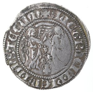 obverse: Napoli. Carlo II d Angio. 1285-1309. Saluto. Ag. 