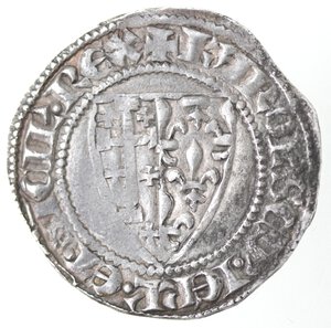 reverse: Napoli. Carlo II d Angio. 1285-1309. Saluto. Ag. 