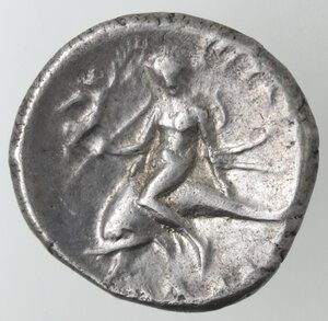 reverse: Monetazione Classica. Calabria. Taranto. Didracma. 272-235 a.C. Ag.
