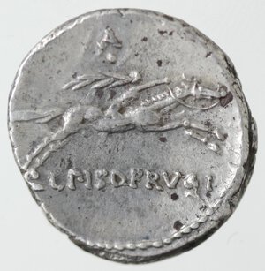 reverse: Monetazione Classica. Repubblica Romana. L. Calpurnius Piso L.f. L.n. Frugi. Denario. Ag. 