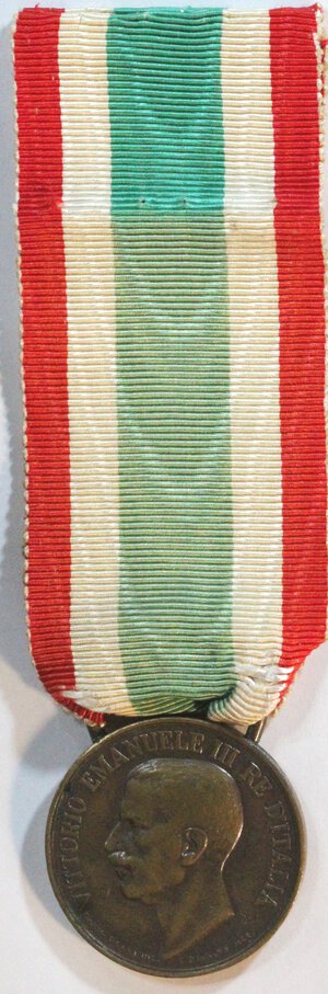 obverse: Medaglie. Vittorio Emanuele III. 1900-1943. Per il 70° dell unità d Italia. Ae.