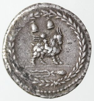 reverse: Monetazione Classica. Repubblica Romana. Mn. Fonteius C.f.. 85 a.C. Denario. Ag.