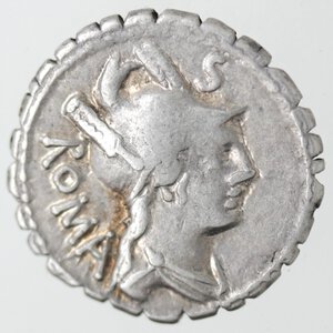 obverse: Monetazione Classica. Repubblica Romana. C. Poblicius Q.f.. 80 a.C.. Denario. Ag.